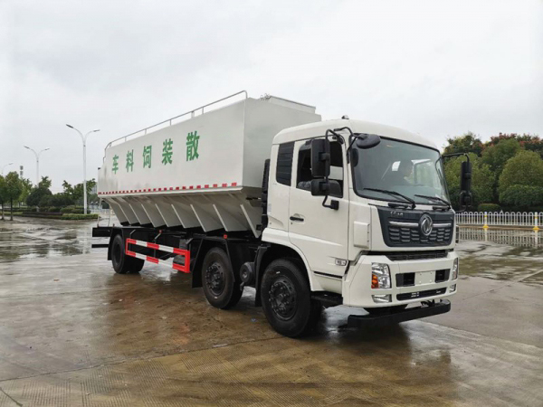 東風(fēng)天錦小三軸30方（15噸）散裝飼料車